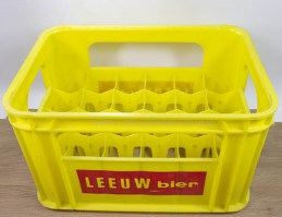 Leeuw bier kunststofkrat jaren 70 1b